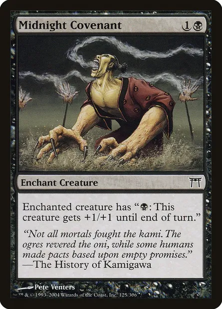 Midnight Covenant, Magic card CHK 125 — Champions of Kamigawa set