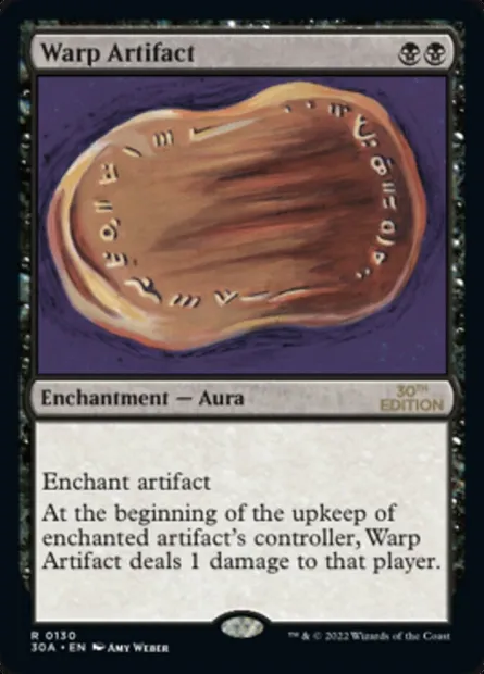 Warp Artifact, Magic card 30A 130 — 30th Anniversary Edition set