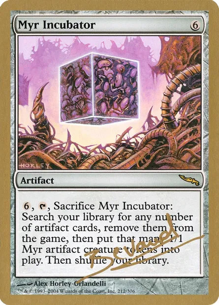 Myr Incubator, Magic card WC04 mb212 — World Championship Decks 2004 set
