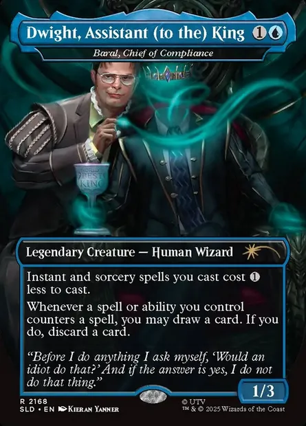 Baral, Chief of Compliance, Magic card SLD 2168 — Secret Lair Drop set