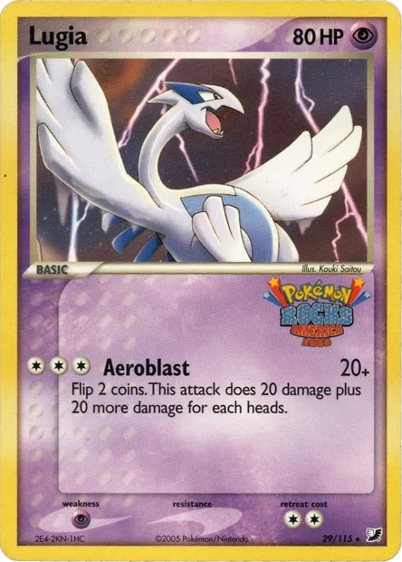 Lugia, Pokémon card PR 029 — Assorted Promos set