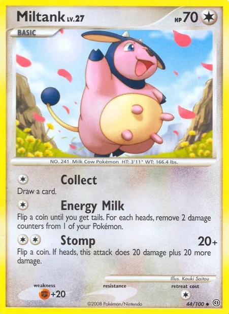 Miltank, Pokémon card SF 44 — Stormfront set