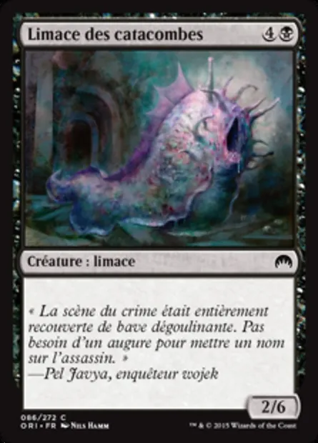 Limace des catacombes, carte Magic ORI 86 — extension Magic Origines