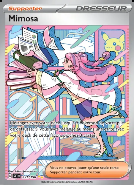 Mimosa, carte Pokémon SVI 251 — extension Écarlate et Violet