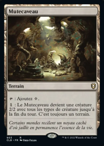 Mutecaveau, carte Magic CLB 903 — extension Commander Légendes : la bataille de la Porte de Baldur
