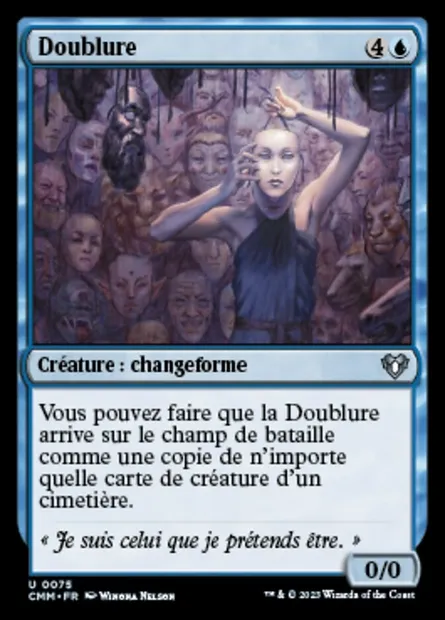 Doublure, carte Magic CMM 75 — extension Commander Masters