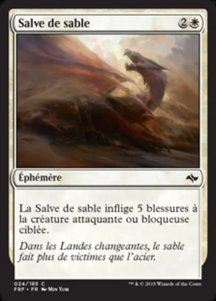 Salve de sable, carte Magic FRF 24 — extension Destin reforgé