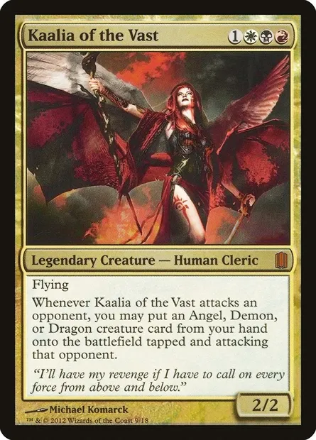 Kaalia of the Vast, Magic card CM1 9 — Commander's Arsenal set