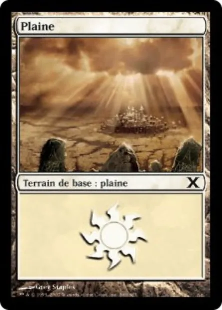 Plaine, carte Magic 10E 366 — extension Dixième édition