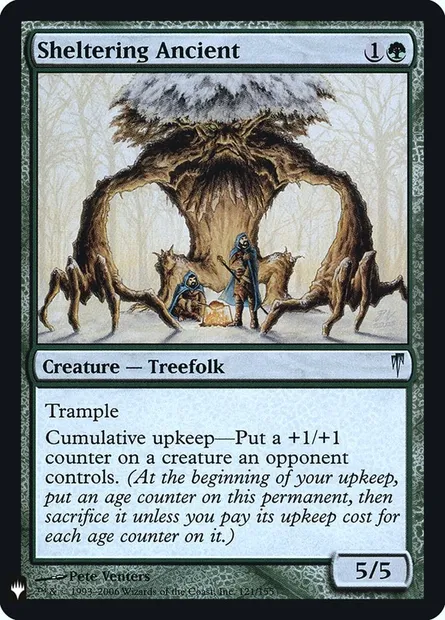 Sheltering Ancient, Magic card PLST CSP-121 — The List set