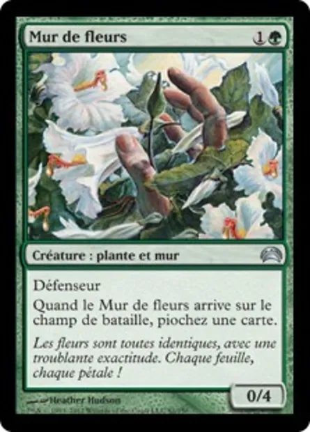 Mur de fleurs, carte Magic PC2 81 — extension Planechase 2012
