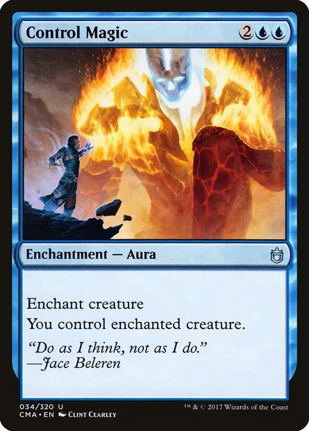 Contrôle magique, carte Magic CMA 34 — extension Commander Anthology