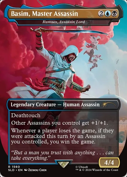 Ramses, Assassin Lord, Magic card SLD 1560 — Secret Lair Drop set