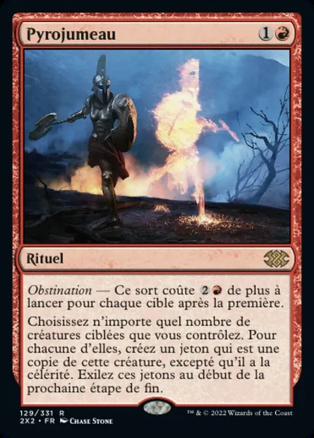 Pyrojumeau, carte Magic 2X2 129 — extension Double Masters 2022