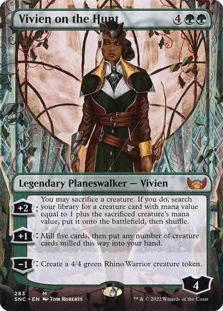 Vivien on the Hunt, Magic card SNC 283 — Streets of New Capenna set