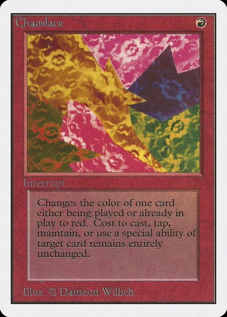 Chaoslace, Magic card 2ED 140 — Unlimited Edition set