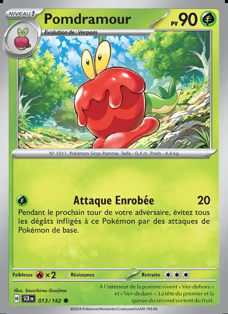 Pomdramour, carte Pokémon SCR 013 — extension Couronne Stellaire