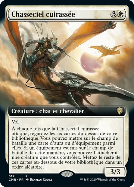 Chasseciel cuirassée, carte Magic CMR 617 — extension Commander Legends