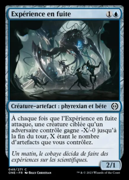 Expérience en fuite, carte Magic ONE 48 — extension Tous Phyrexians