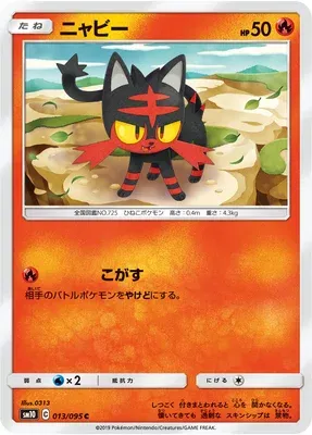 Litten, Pokémon card SM10 013 — Double Blaze set