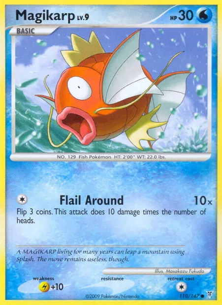 Magikarp, Pokémon card SV 110 — Supreme Victors set
