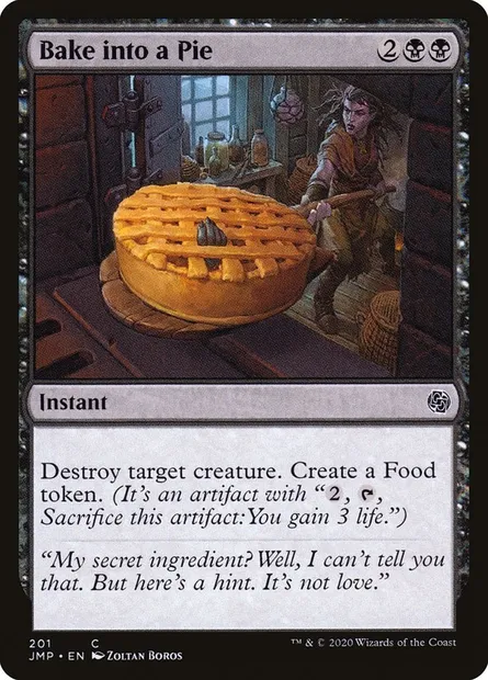 Bake into a Pie, Magic card JMP 201 — Jumpstart set