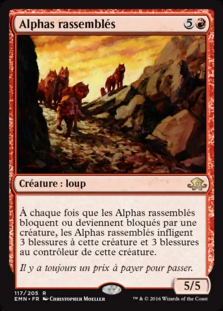 Alphas rassemblés, carte Magic EMN 117 — extension La lune hermétique
