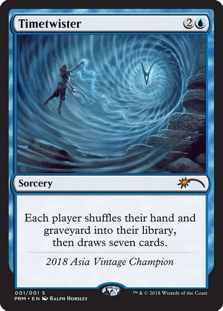 Timetwister, Magic card OVNT 2018A — Vintage Championship set