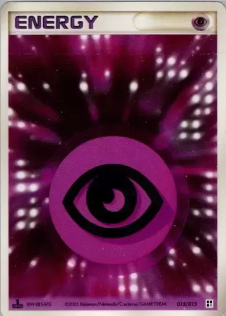 Énergie Psy, carte Pokémon P-QCP 015 — extension Psychic Quick Construction Pack