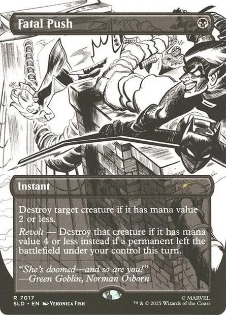Fatal Push, Magic card SLD 7017 — Secret Lair Drop set