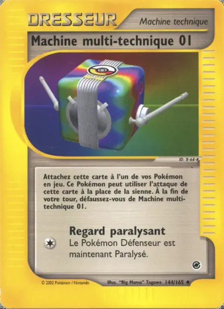 Machine multi-technique 01, carte Pokémon EX 144 — extension Expedition