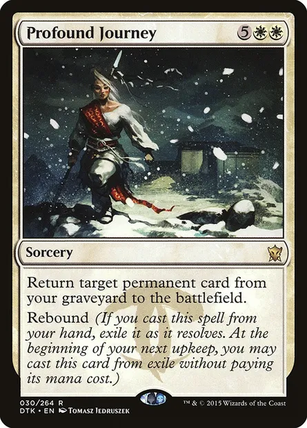 Profound Journey, Magic card DTK 30 — Dragons of Tarkir set