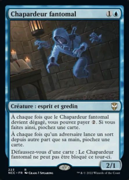 Chapardeur fantomal, carte Magic NCC 223 — extension New Capenna Commander