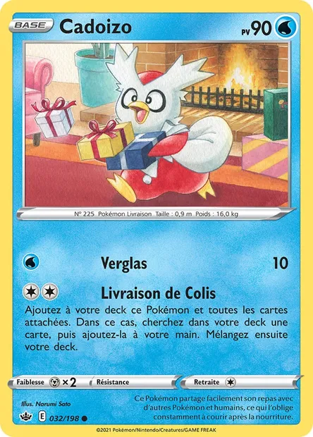 Cadoizo, carte Pokémon CRE 32 — extension Règne de Glace