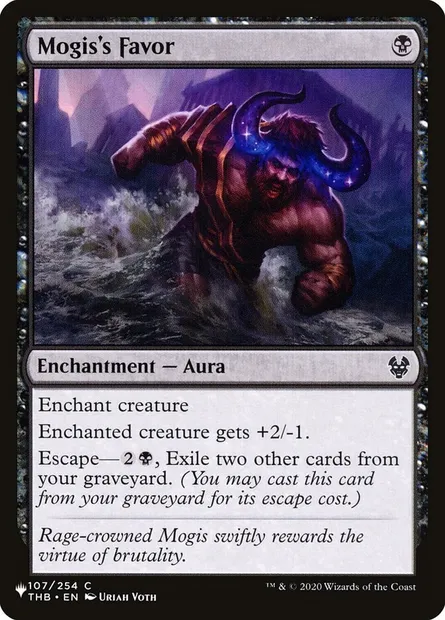 Mogis's Favor, Magic card PLST THB-107 — The List set