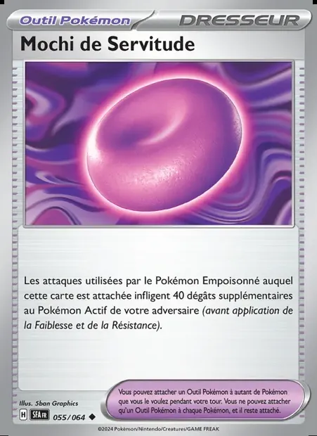 Mochi de Servitude, carte Pokémon SFA 055 — extension Fable Nébuleuse