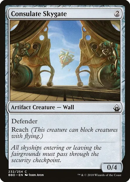Consulate Skygate, Magic card BBD 232 — Battlebond set