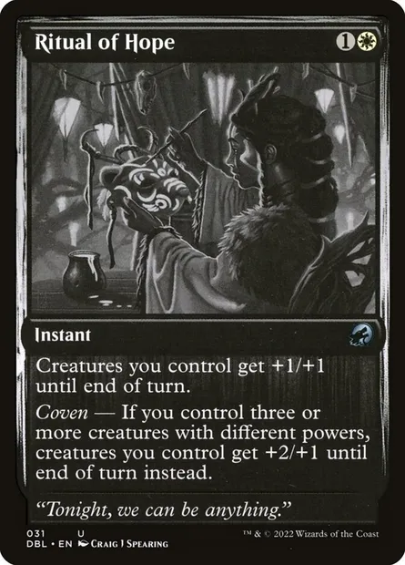 Ritual of Hope, Magic card DBL 31 — Innistrad: Double Feature set