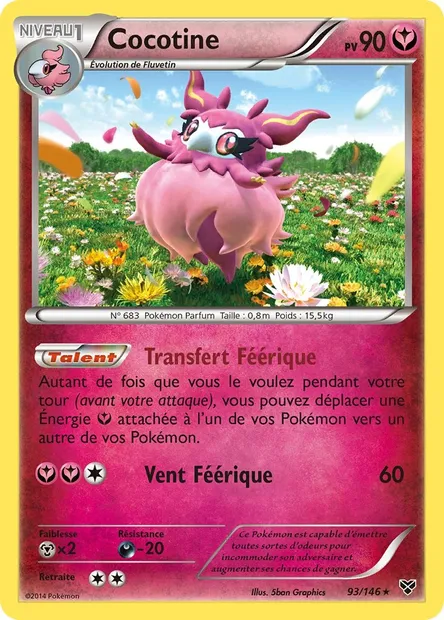 Cocotine, carte Pokémon XY 93 — extension XY