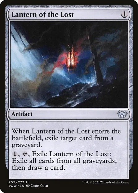 Lantern of the Lost, Magic card VOW 259 — Innistrad: Crimson Vow set