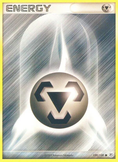 Énergie Métal, carte Pokémon DP 130 — extension Diamant & Perle
