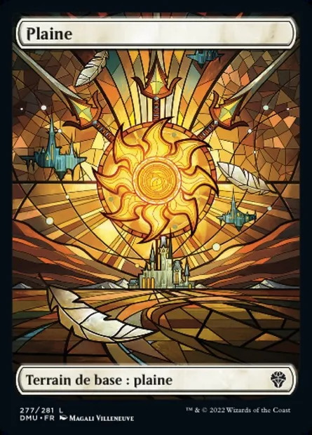 Plaine, carte Magic DMU 277 — extension Dominaria Uni