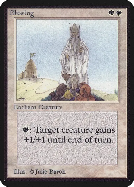 Blessing, Magic card LEA 7 — Limited Edition Alpha set