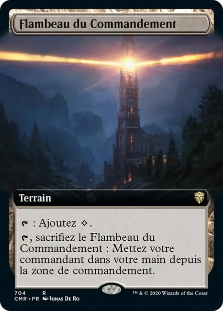 Flambeau du Commandement, carte Magic CMR 704 — extension Commander Legends