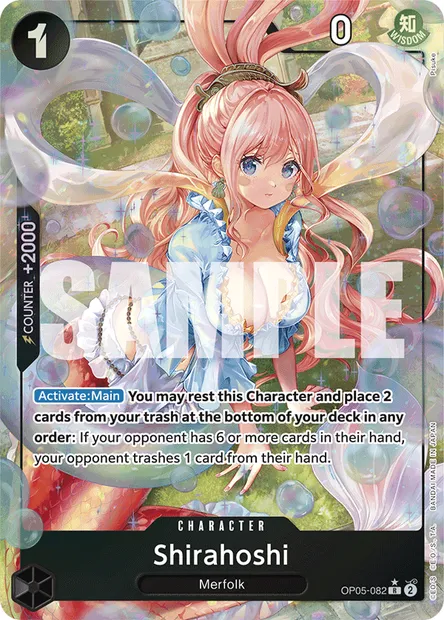 Shirahoshi, One Piece card OP05-082 — AWAKENING OF THE NEW ERA set