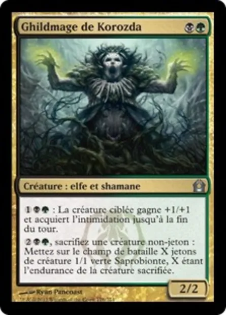 Ghildmage de Korozda, carte Magic RTR 176 — extension Retour à Ravnica
