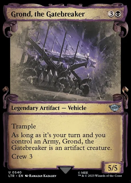 Grond, the Gatebreaker, Magic card LTR 540 — The Lord of the Rings: Tales of Middle-earth set