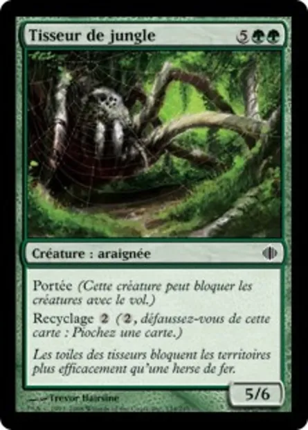 Tisseur de jungle, carte Magic ALA 134 — extension Les éclats d'Alara