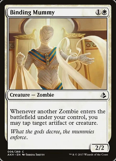 Binding Mummy, Magic card AKH 6 — Amonkhet set