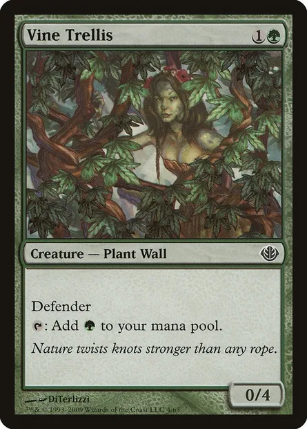 Vine Trellis, Magic card DDD 4 — Duel Decks: Garruk vs. Liliana set